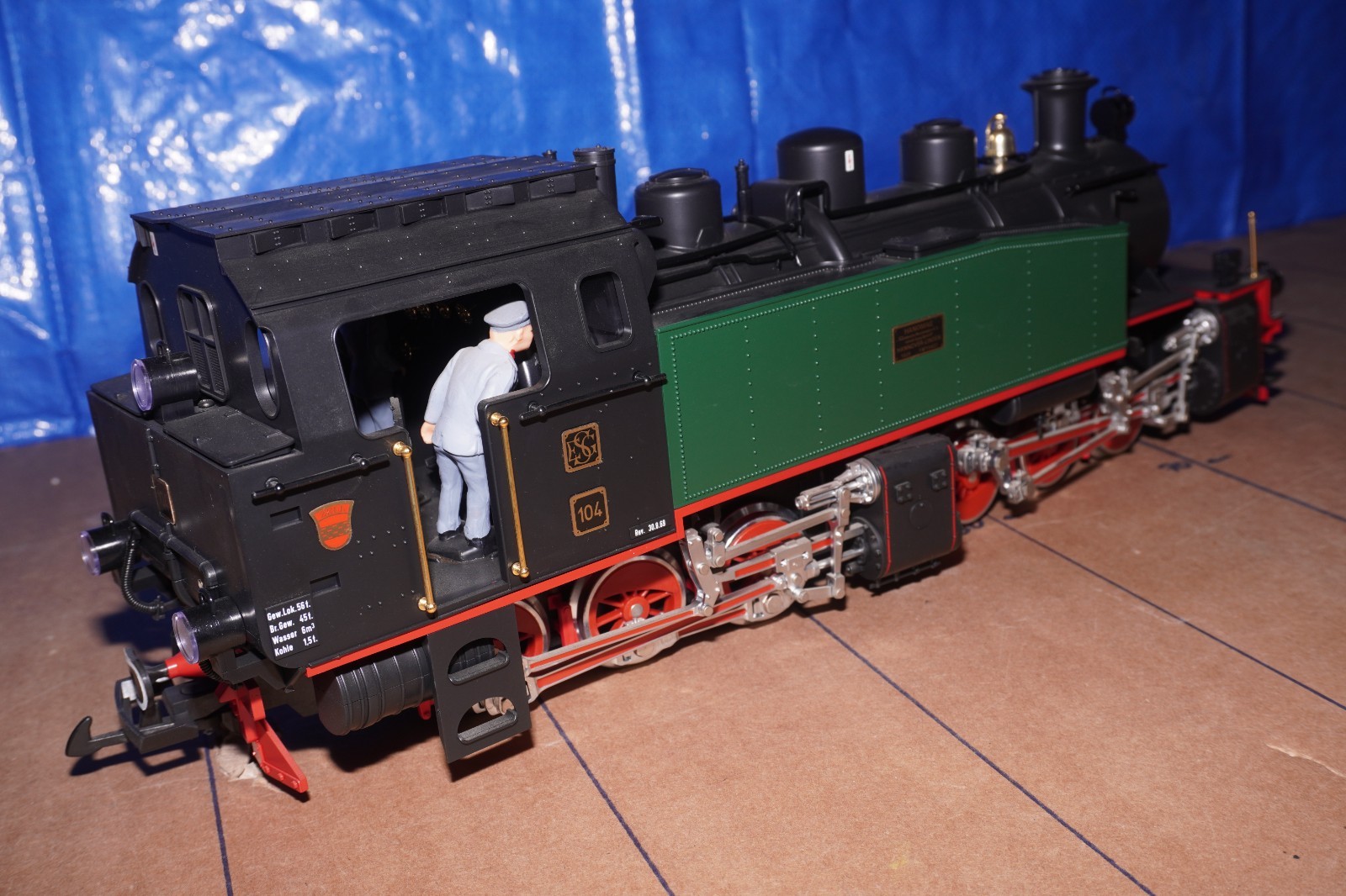 LGB Spur G 20851 Mallet Steam Locomotive Green/Black, Epoche III