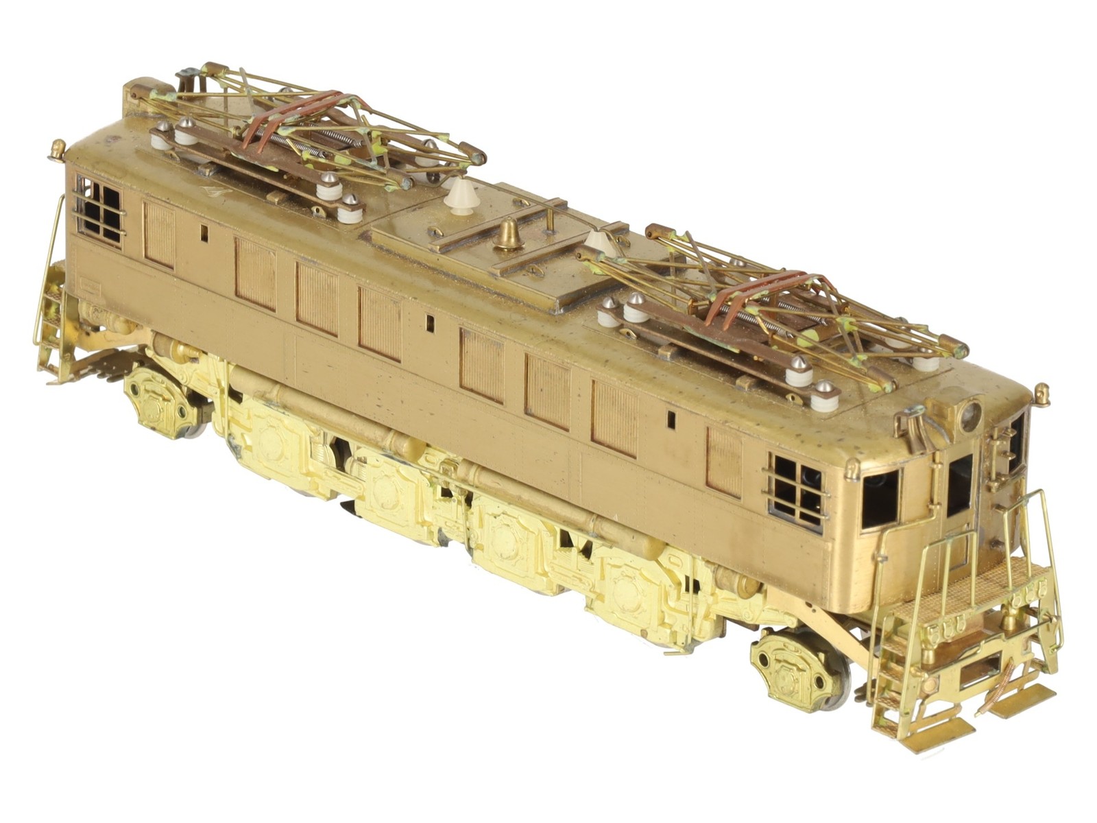 Alco E-110 HO Scale Brass Pennsylvania L-6 Electric Locomotive/Box