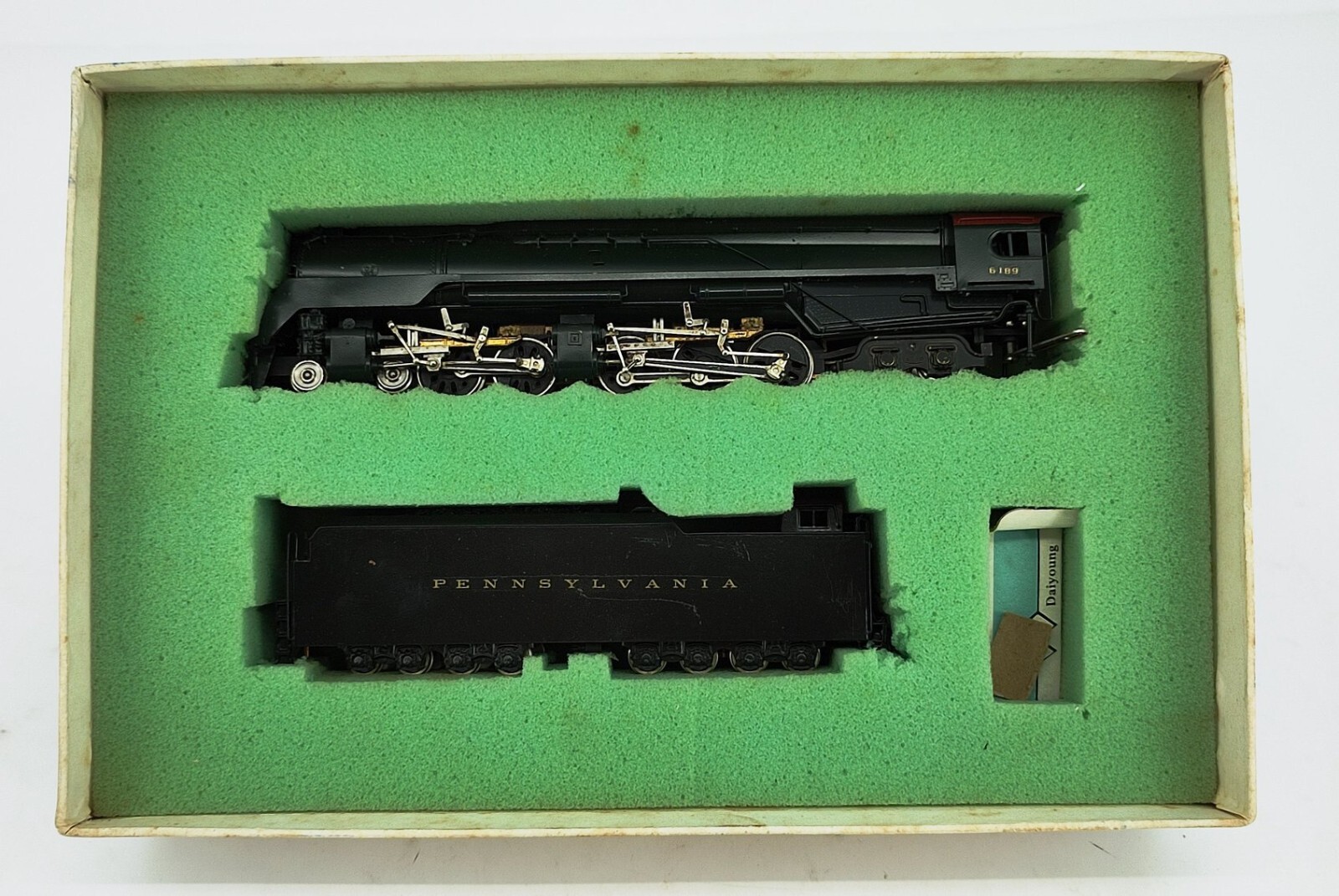 NJ Custom Brass Pennsylvania HO Scale Q2 Duplex Steam Locomotive and Tender