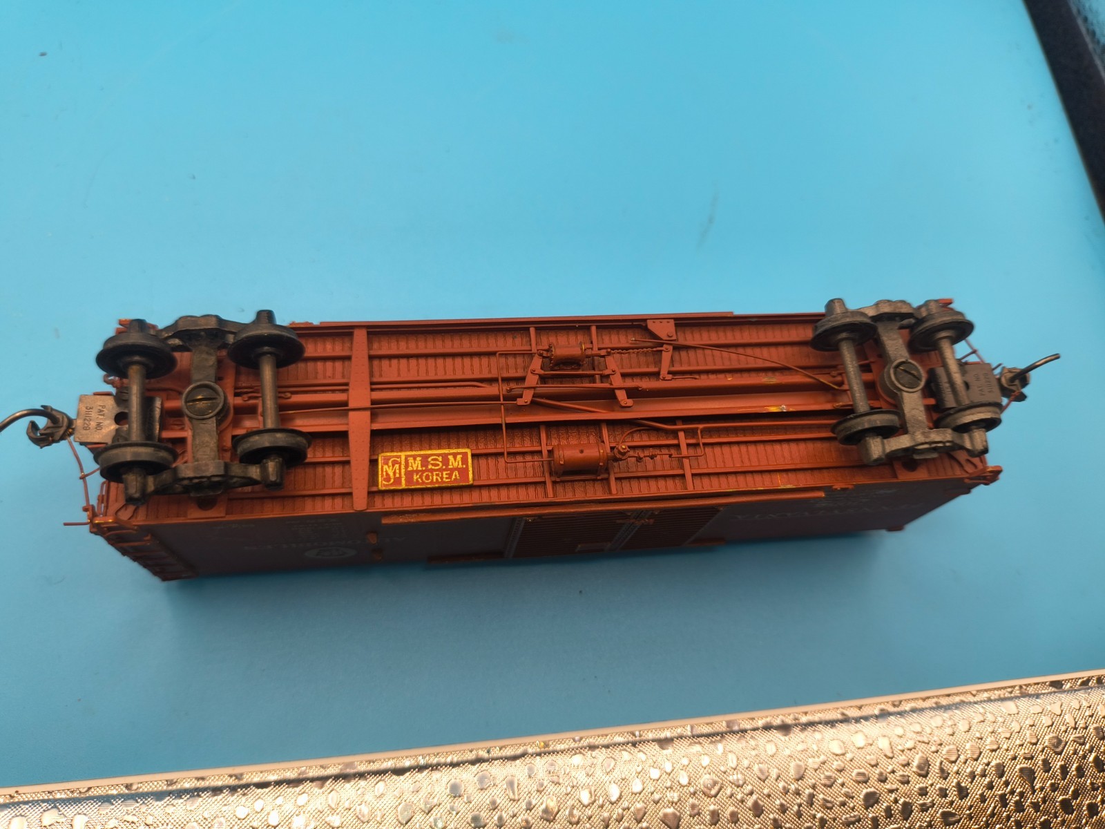 HO BrassBOX CAR PENNSYLVANIAN RAIL ROAD AUTOMOBILES Mastadon Sunset ? Korea
