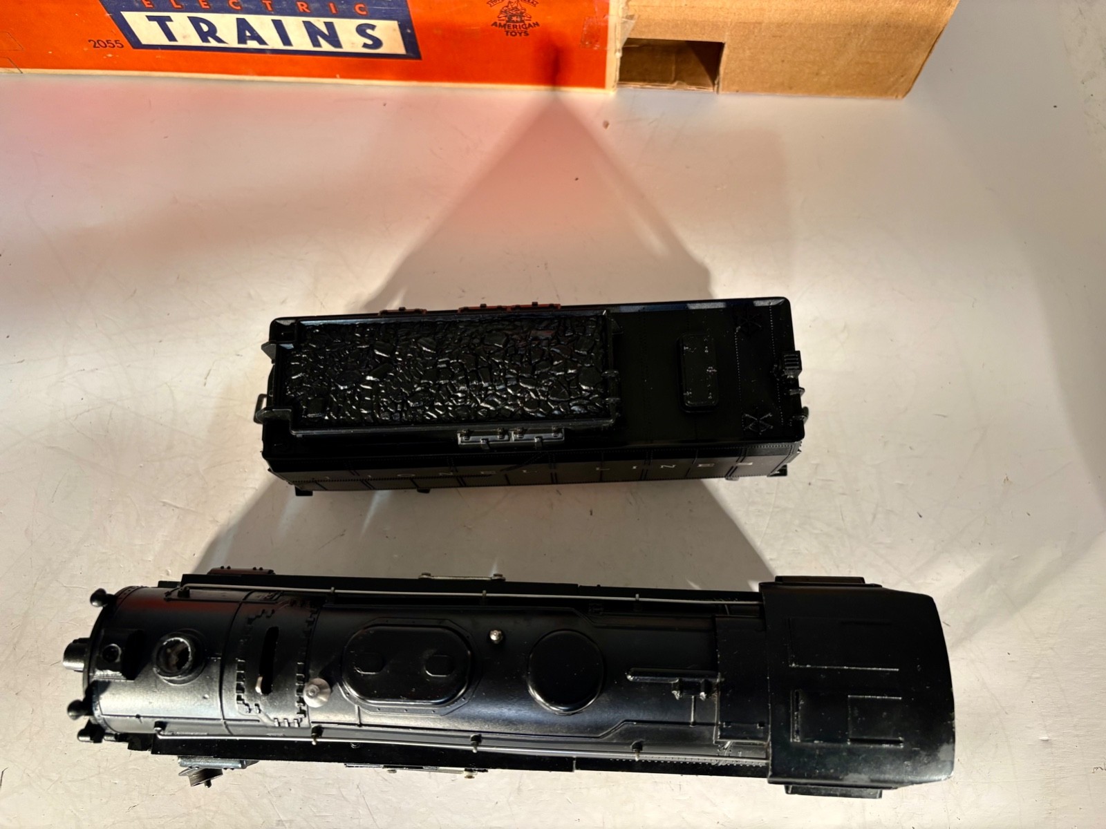 Lionel #2055 4-6-4 Loco w/ #6026W Whistle Tender, Ex+, 1 OB & Insert, 1953-55