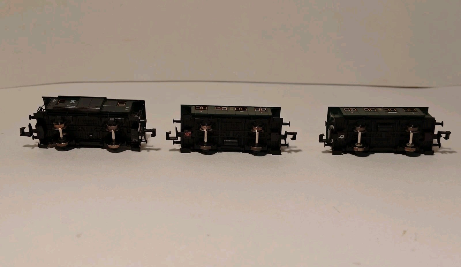 N Scale Fleischmann Maffei Lok 7 Steam Locomotive With Passenger Car Set Rare
