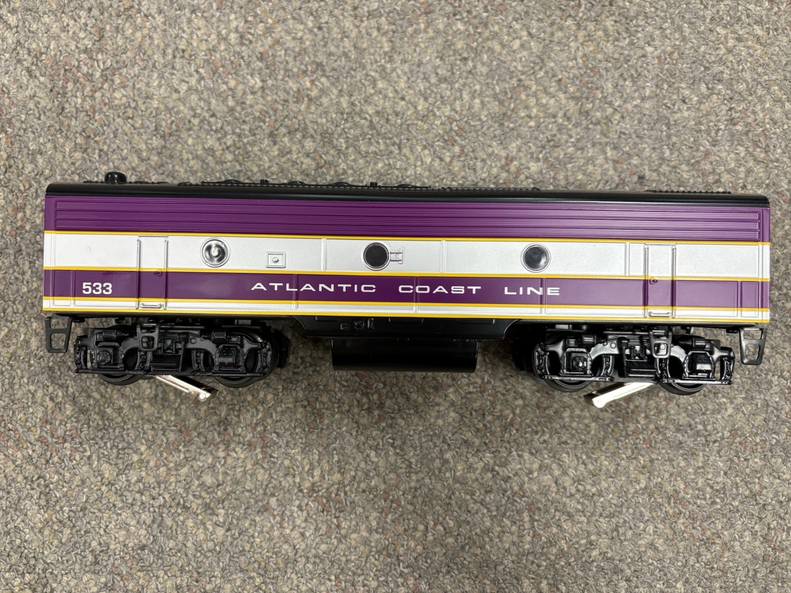 + Williams O ACL Atlantic Coast Line #533 F7 Dummy B Unit Locomotive F7208