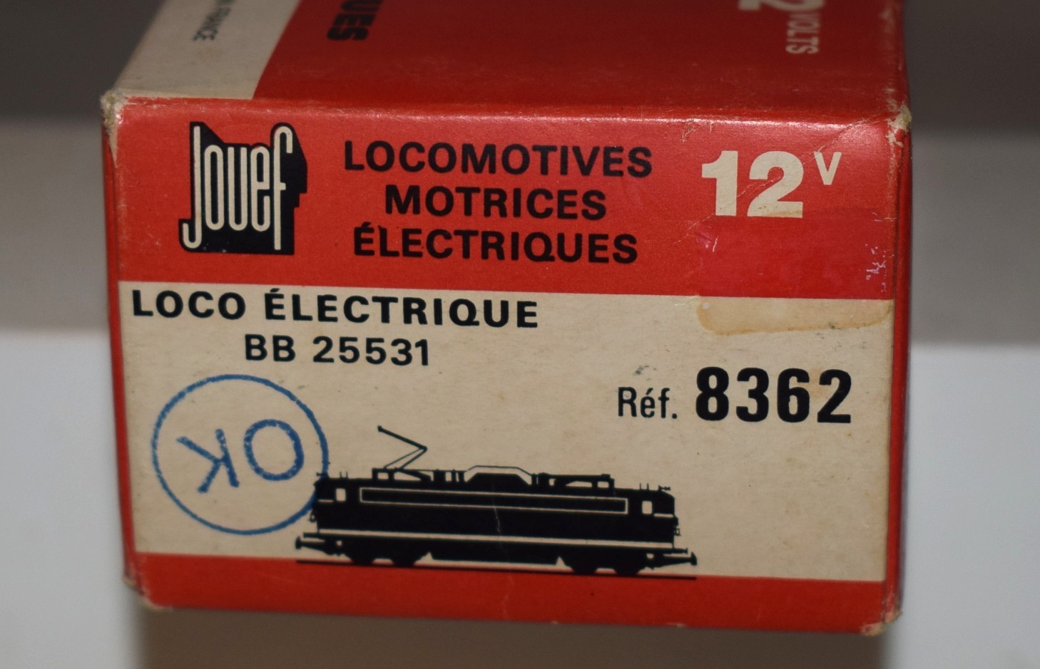 Jouef No. 8362 BB 25531 Electric Locomotive SNCF Green – HO Gauge in Box