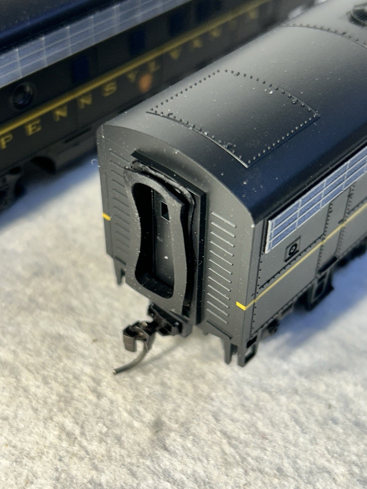 Stout Stewart/KATO F-7-A/B Phase I Late PENNSY Locos Both Powered