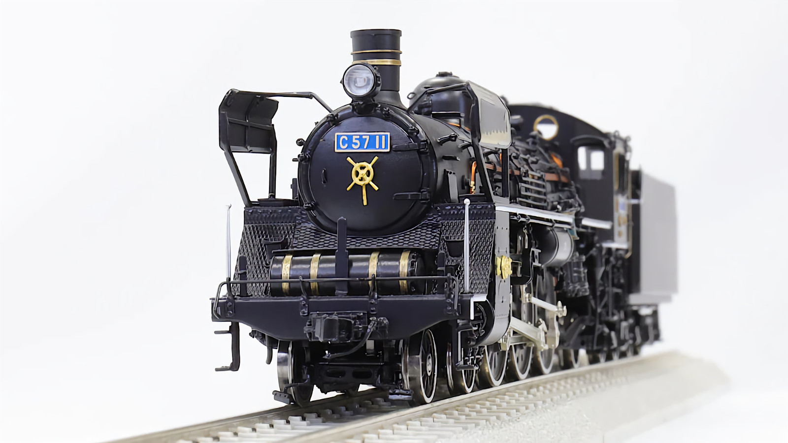 HO Gauge Tenshodo JNR C57 Steam Locomotive #11 Express Kamome Leading Engine H0