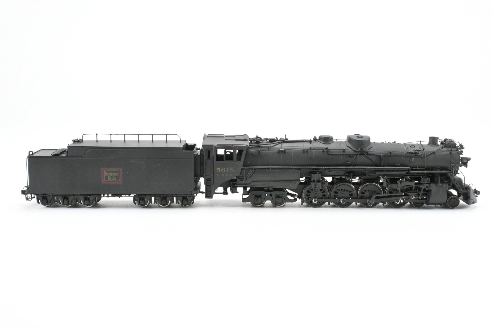 HO Brass NJ Custom Brass CB&Q Burlington Route Class O5B 4-8-4 Custom Painted