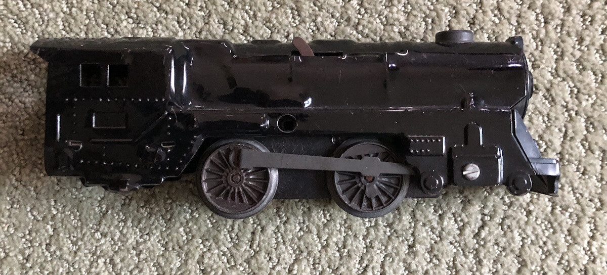 MARX WINDUP ENGINE O GAUGE LOCOMOTIVE 1950’s VINTAGE ++
