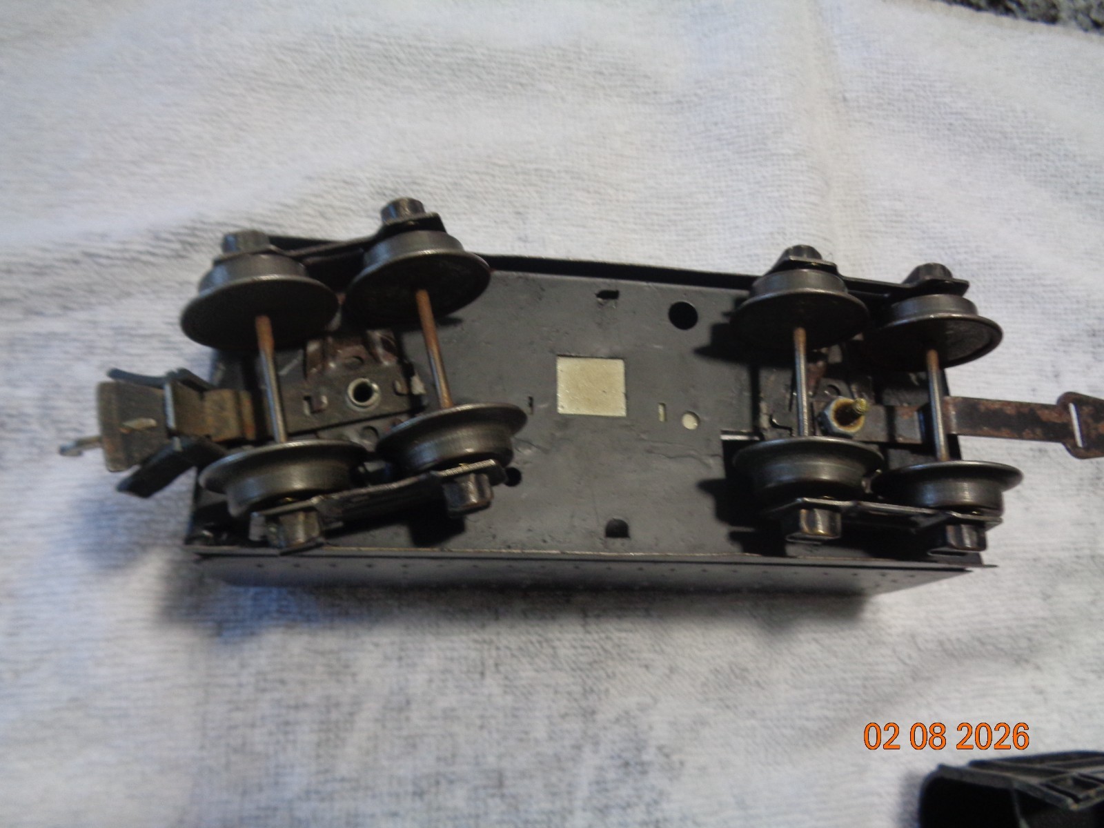 Lionel Vintage Pre War (1937-41) # 1668 Black Steam Loco, #1689T Tender & 3 Cars