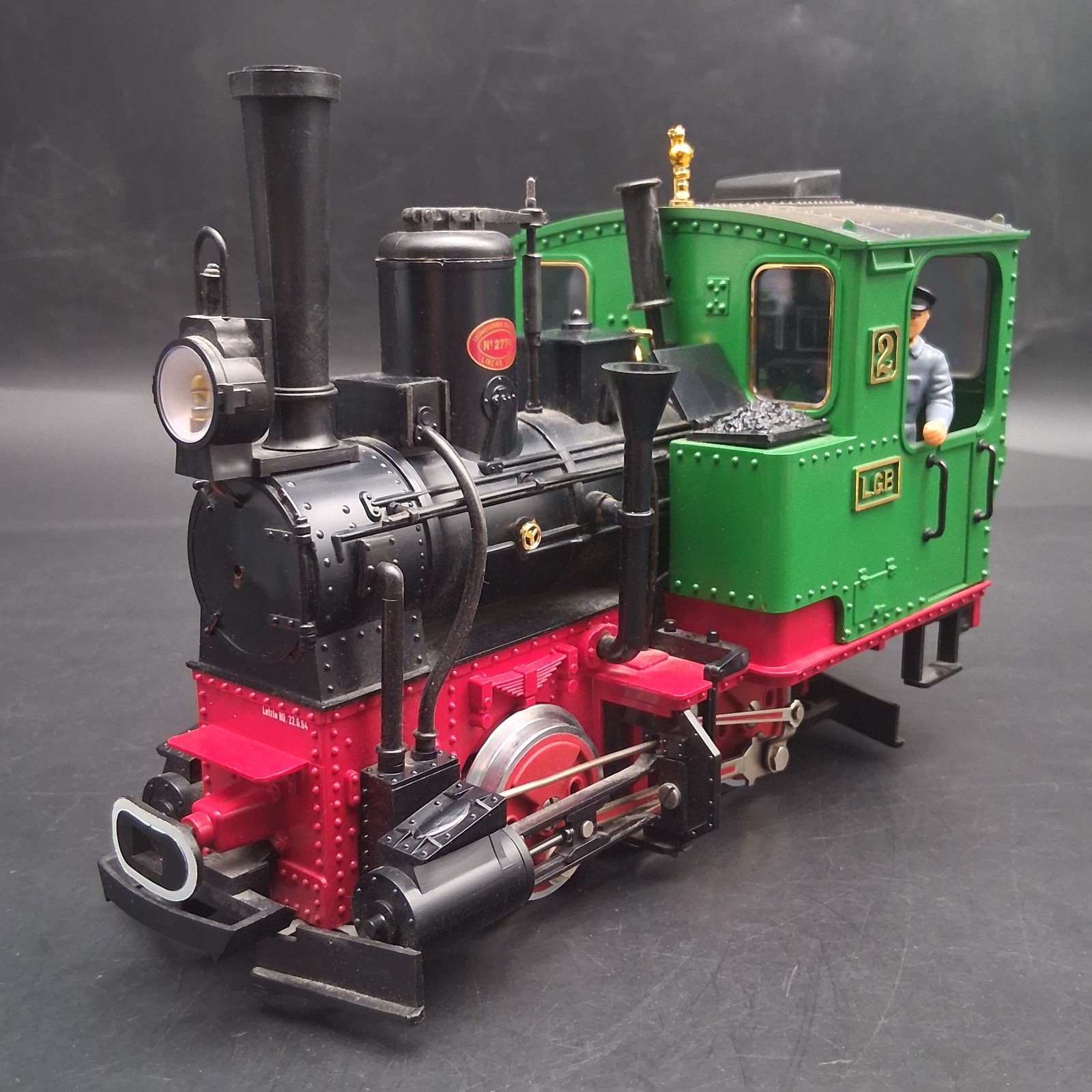 LGB Stainz 2020 G Gauge 0-4-0 Steam Locomotive DC Analog 2-Rail Tested READ