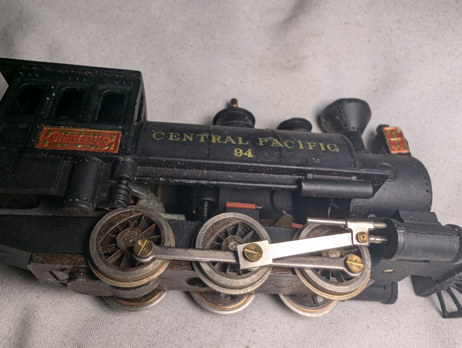 HO ARISTOCRAFT Uncle Sam Switcher 1872 Central Pacific 94 Railroad Pioneer 0-6-0