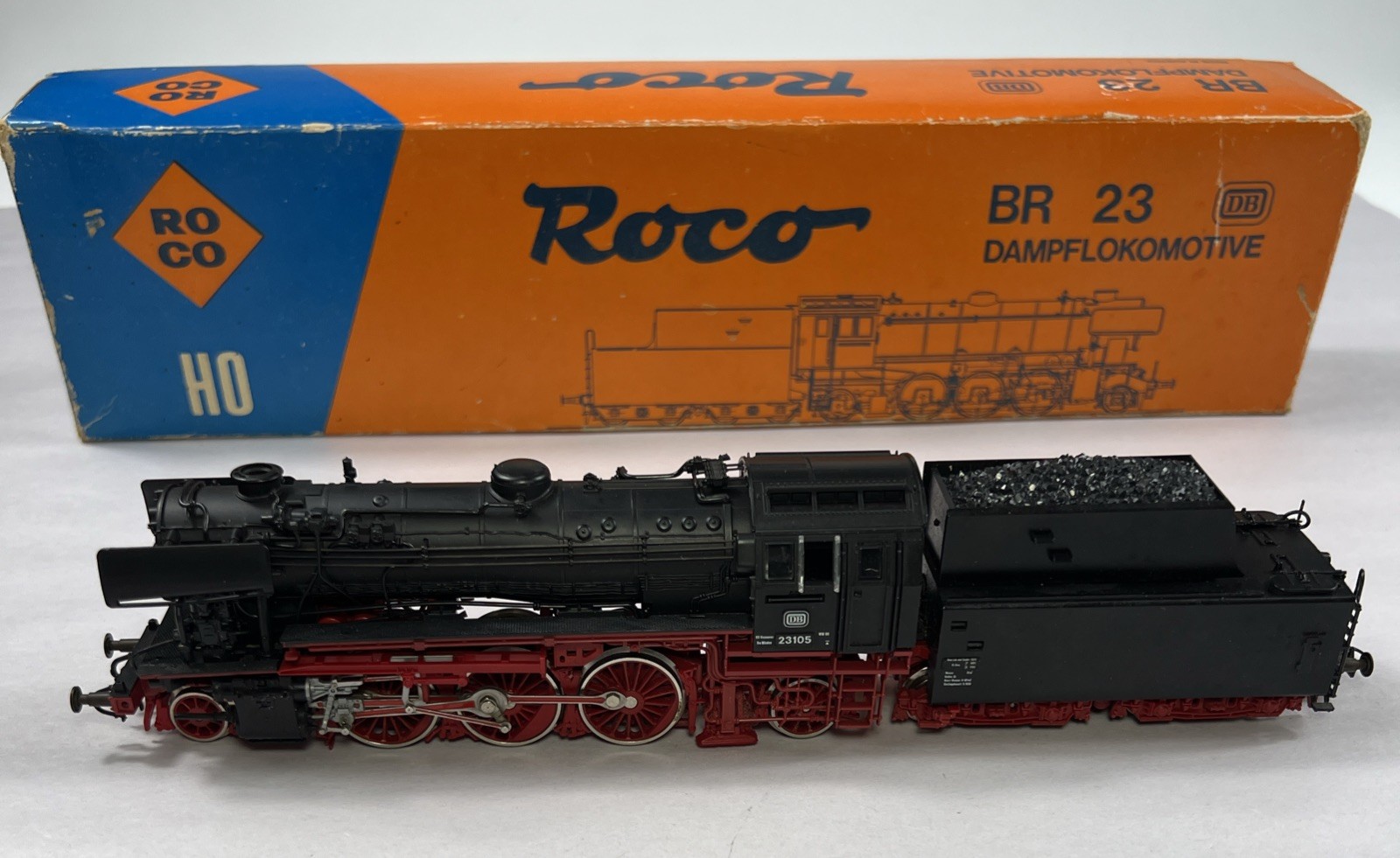 Roco H0 04120A BR 23 105 Steam Locomotive Tested Working READ