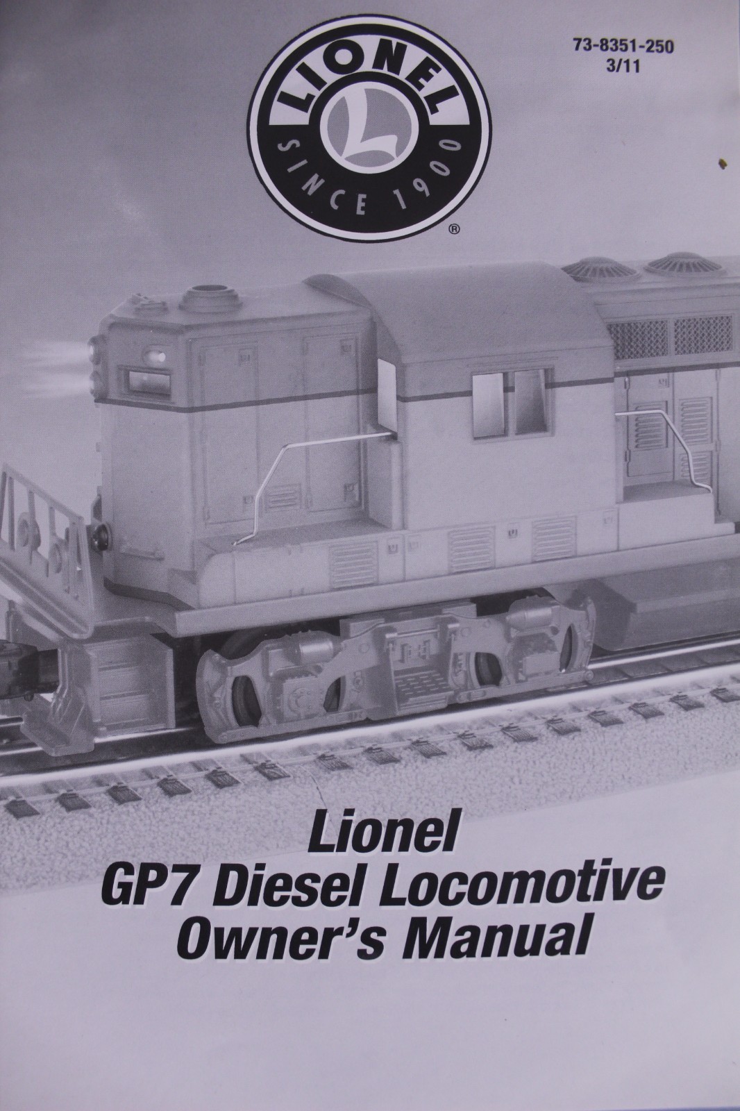 LIONEL 6-38348 Wabash Transparent Conventional GP7 Diesel #2337 (A-1)