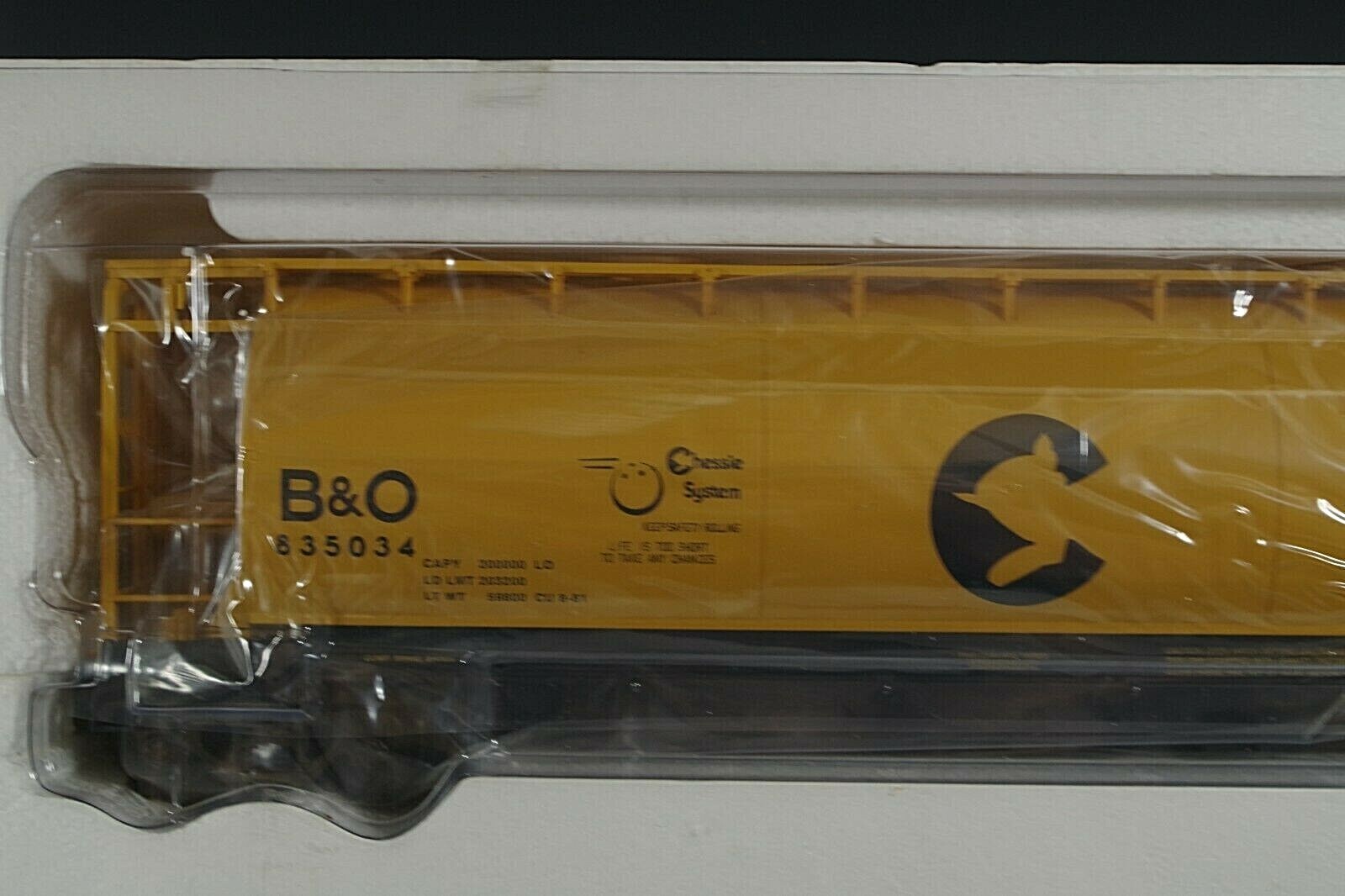 ATLAS ACF 3-BAY CYLINDRICAL HOPPER CHESSIE SYSTEM #6332-2 0 SCALE NIB TRUE 1/4″