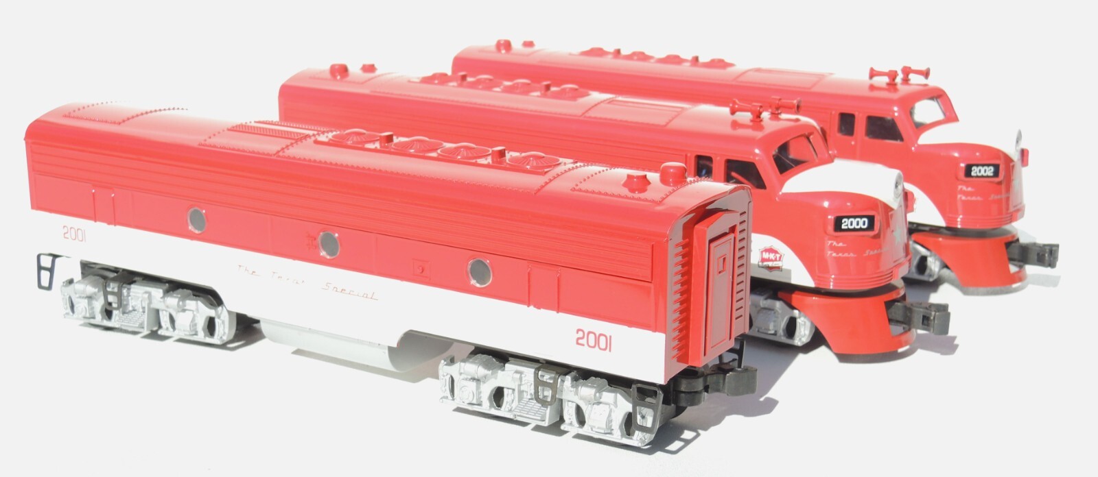 Gorgeous set of 3 Williams O gauge Texas Special locomotives MINT- LOOK!!