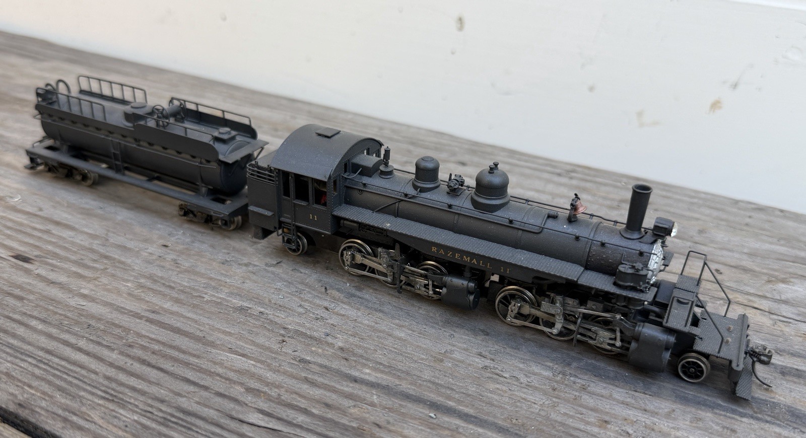 Vintage HO Brass Toby Lumber Logging 2-6-6-2 Articulated Locomotive & Tender