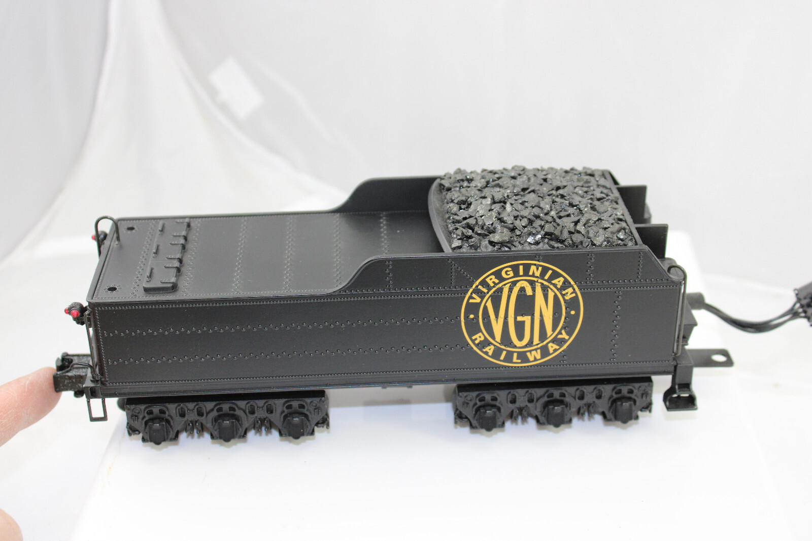 O-Gauge – K-Line – 4-6-2 -Virginian Pacific Steam Engine and Tender – K3399-001W