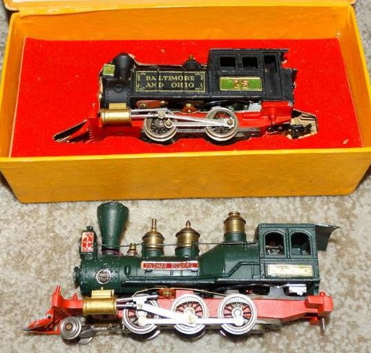 VINTAGE HO ARISTOCRAFT THOMAS ROGERS + SILVINE DIECAST STEAM LOCOMOTIVES, JAPAN