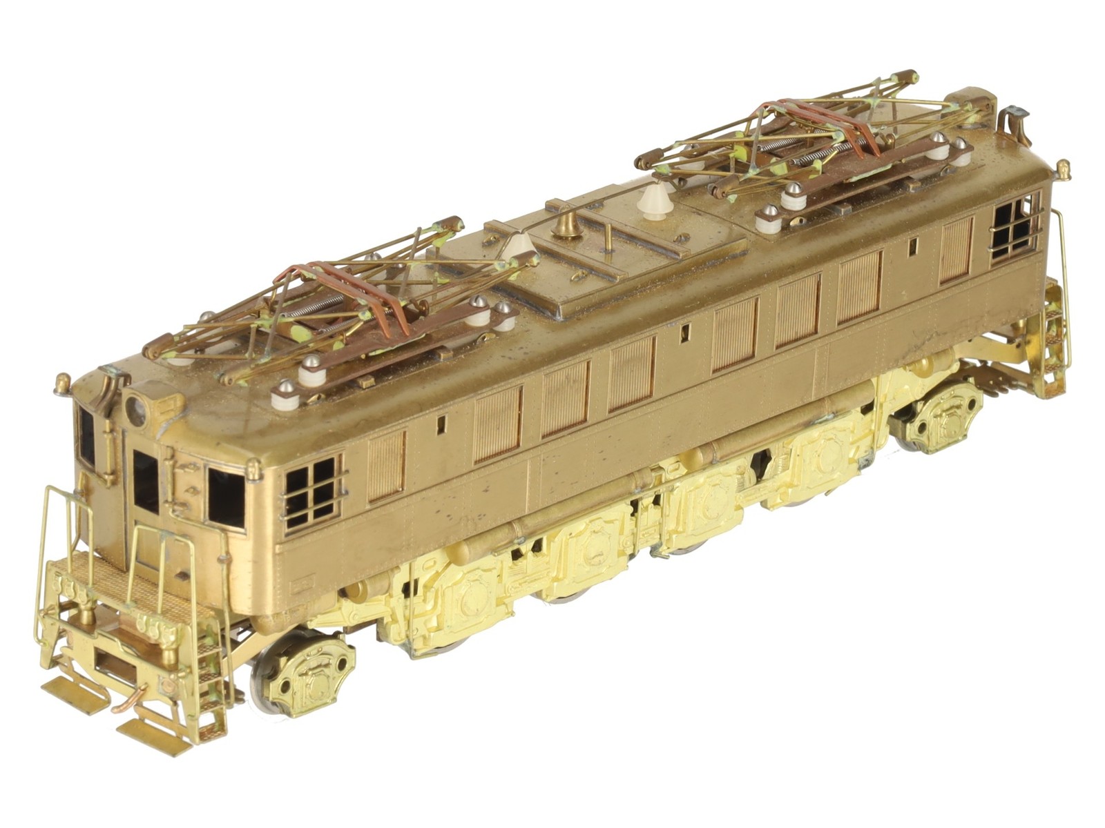 Alco E-110 HO Scale Brass Pennsylvania L-6 Electric Locomotive/Box