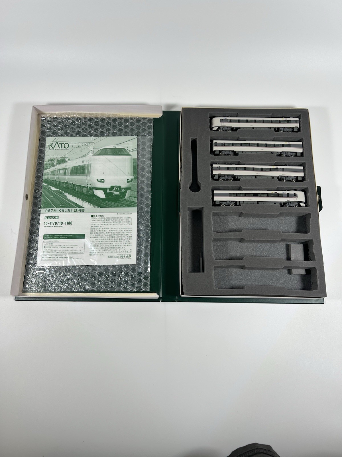 KATO N Scale 287 Series Kuroshio Basic 4 Cars With Box