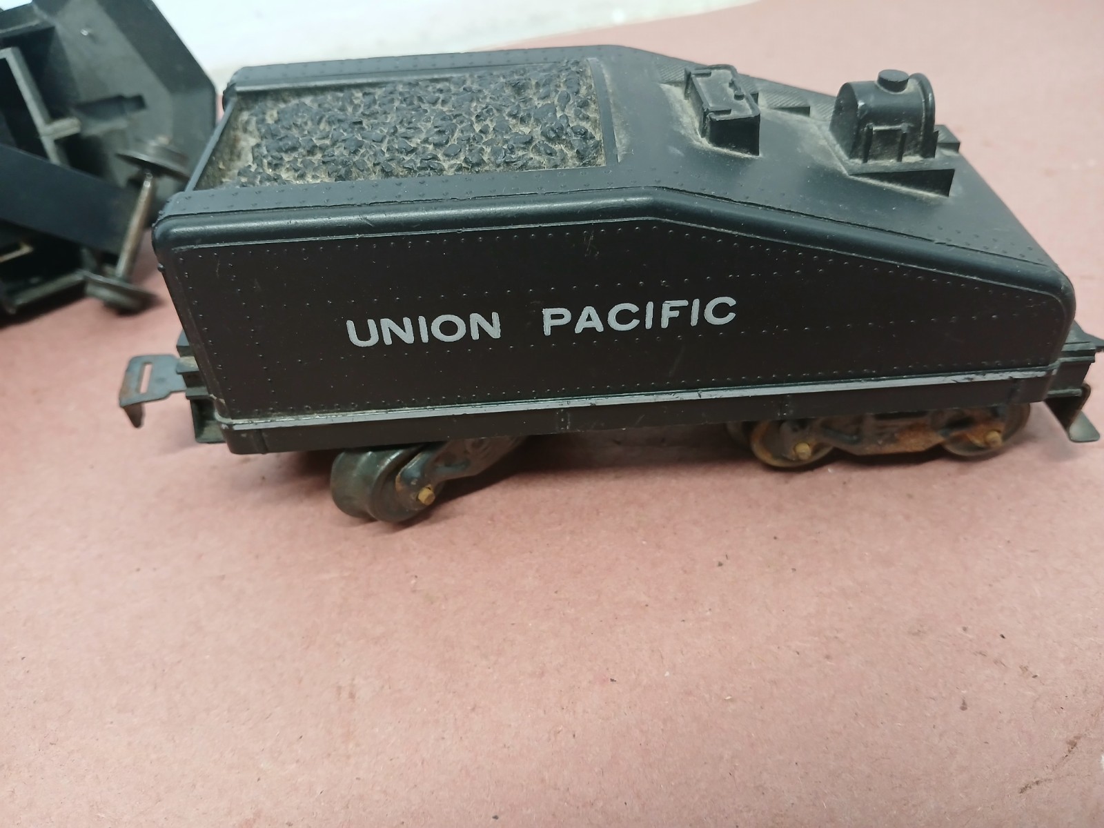 Vintage Marx Union Pacific #666 2-4-2 Steam Locomotive Powered Up Untested