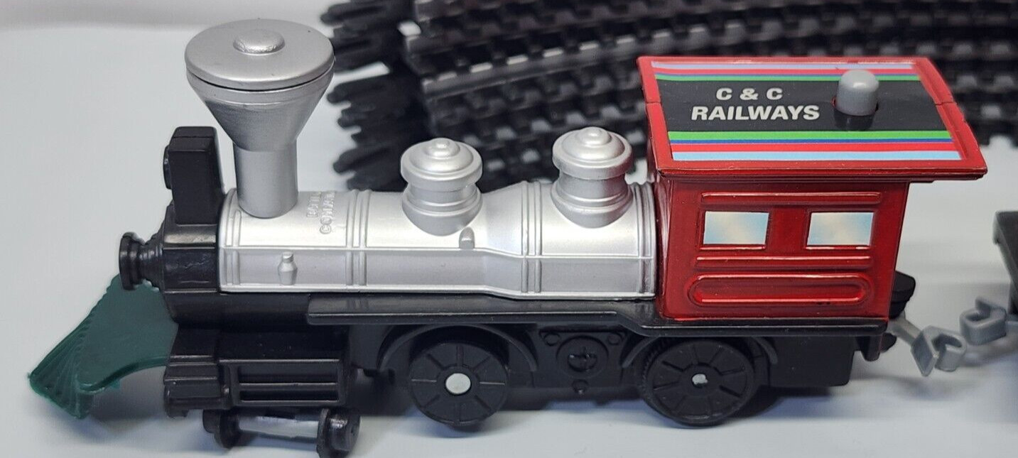 Cobblestone Corners C&C Railways Engine Tender Cars and Track