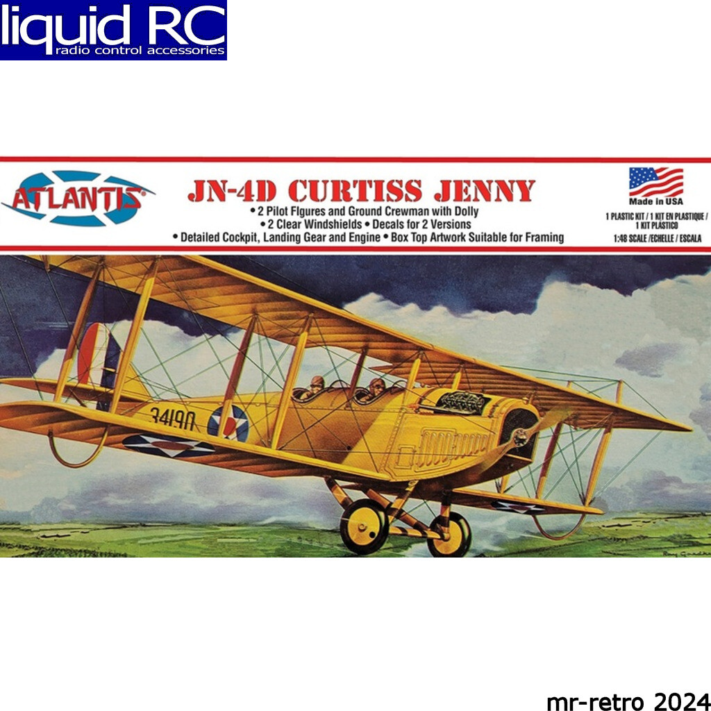 Atlantis Models L534 Curtiss Jenny JN-4 Airplane 1:48