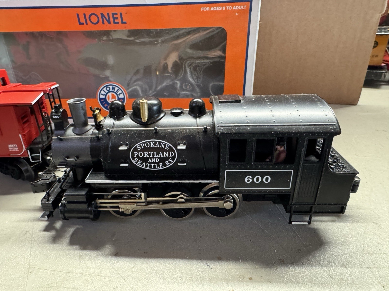 Lionel S P & S Dock Side Switcher Run. Smoke & Whistle Works O Ga W/ Caboose