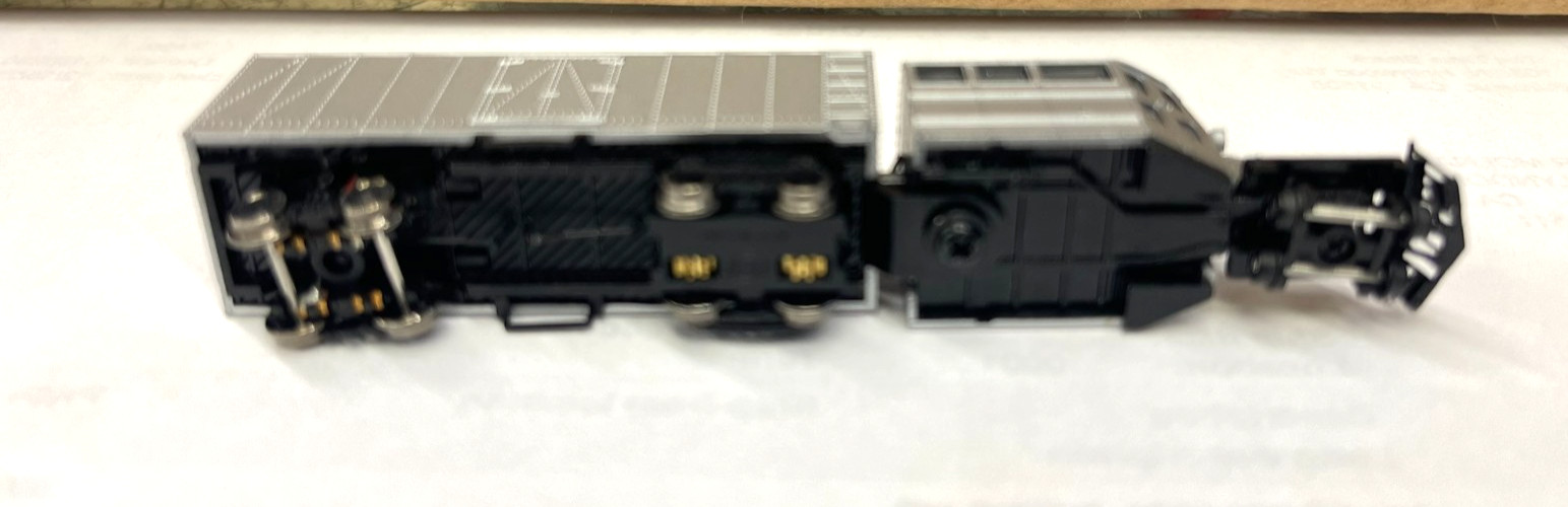 ConCor N Scale Galloping Goose #94170 Dual Mode DC+DCC Undec. No Lettering