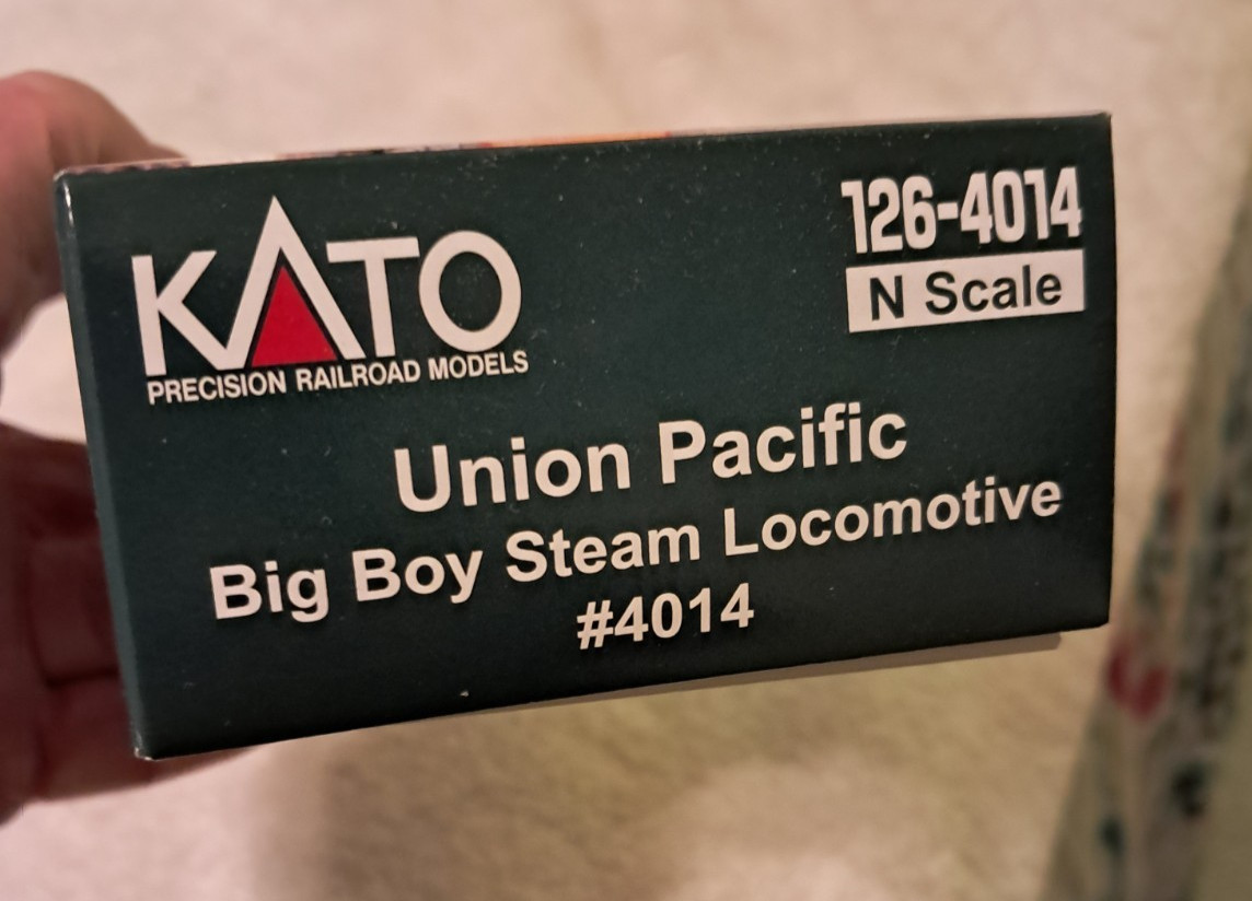 Kato 126-4014 N Gauge Union Pacific Railroad Big Boy Steam Locomotive #4014