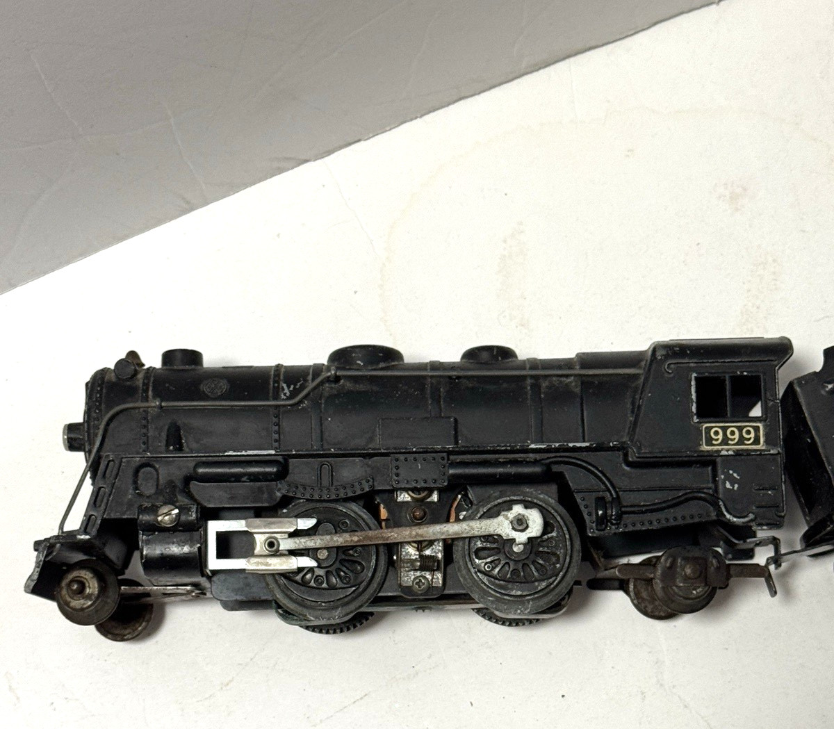 Marx 1950s 999 Locomotive and New York Central Tender train antique O gauge