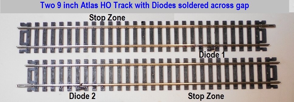 Auto-Reversing system for HO scale Point to Point Layout with 9″ end stop tracks
