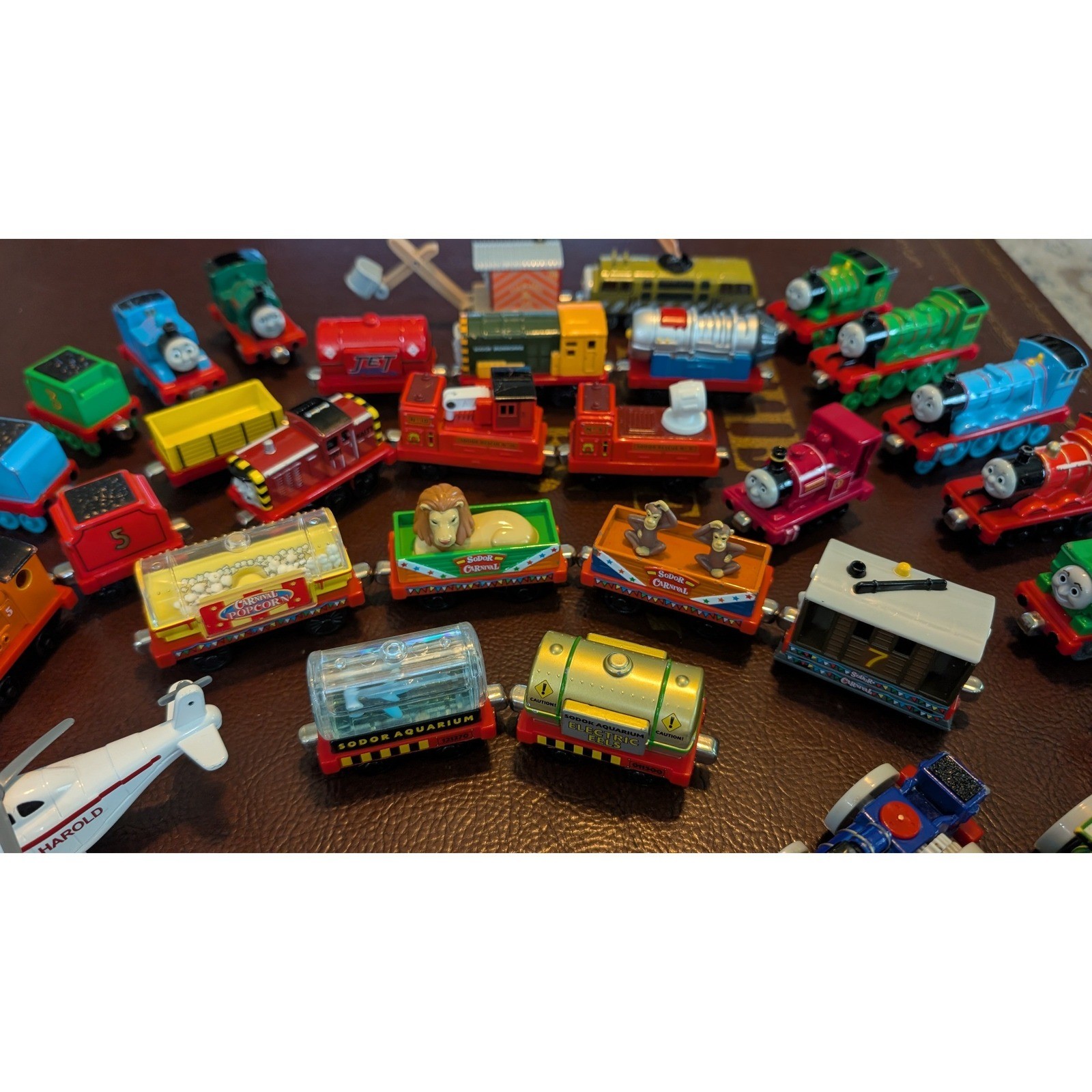 Thomas & Friends Take Along Diecast Train Lot 32 Pc Thomas Percy Harold Carnival