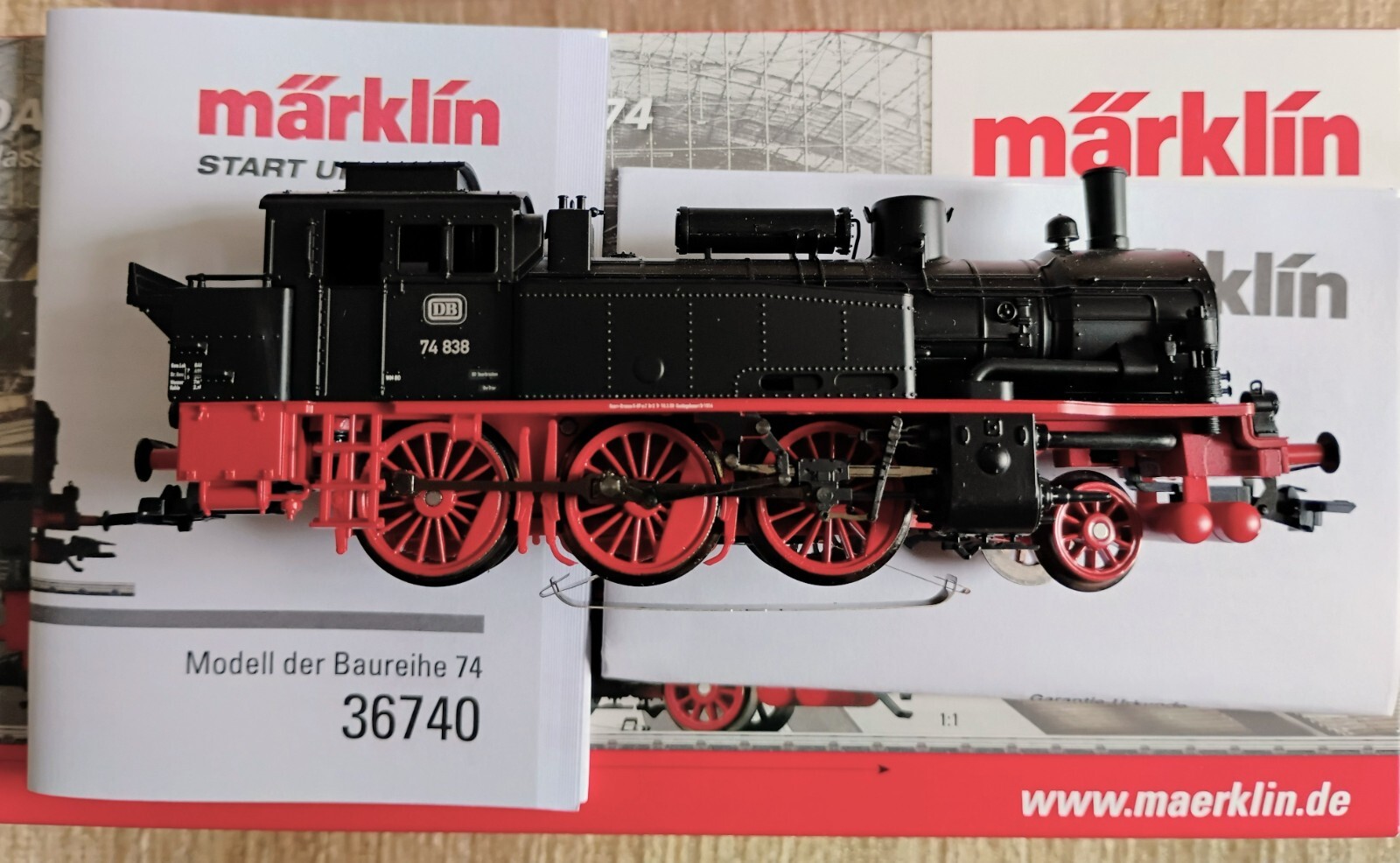 Marklin Märklin 36740 BR74 Steam Loco H0 New in Box – Free Shipping