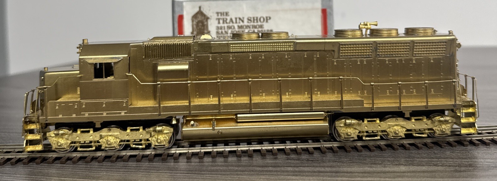 The Train Shop HO Brass SD-45 STD. Diesel Locomotive – Unpainted, Tested & NOS!
