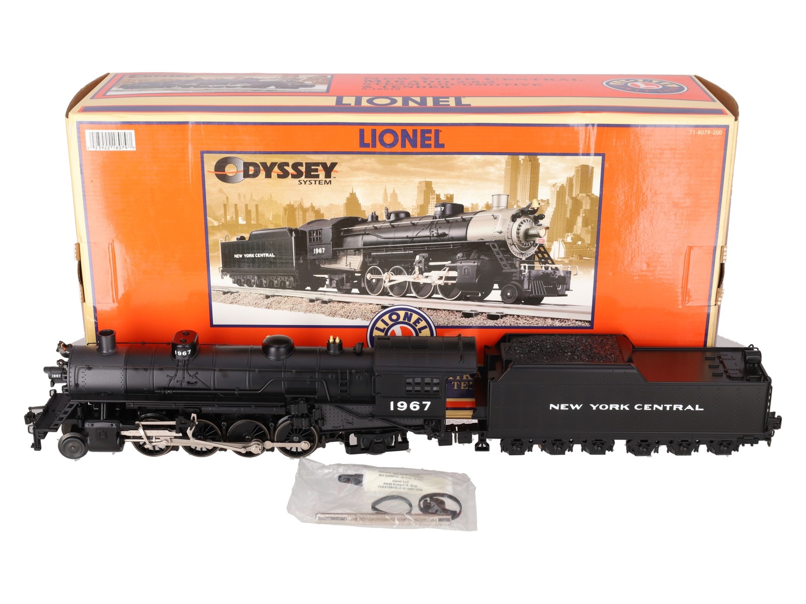 Lionel 6-18079 New York Central Mikado 2-8-2 Steam Locomotive & Tender #1967 EX
