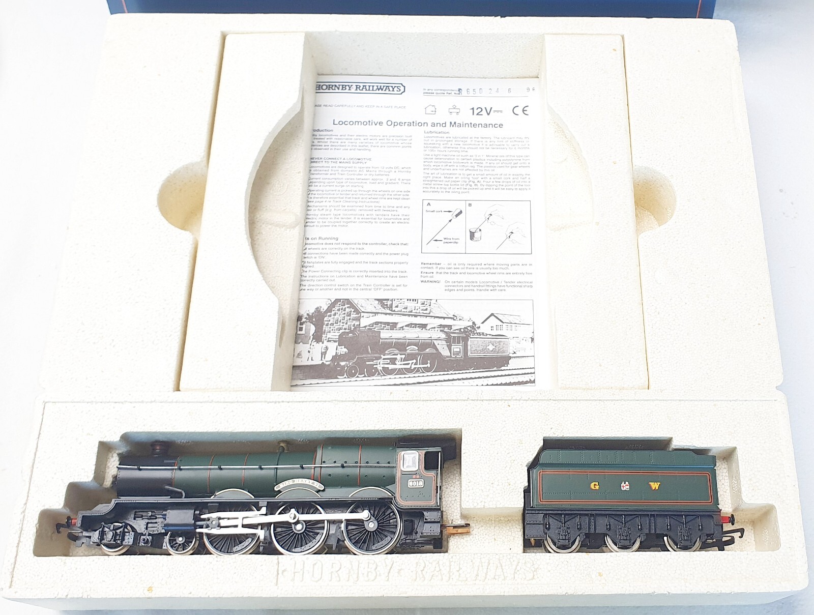 Hornby OO HO British GW King Class “HENRY VI” Steam Locomotive ROYAL DOULTON MIB
