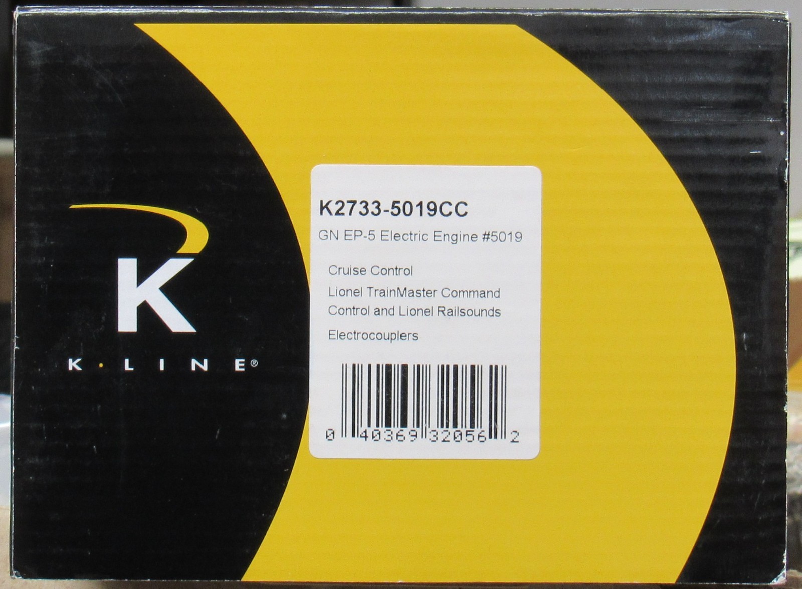 K-Line K2733-5019CC Great Northern EP-5 Electric Locomotive w/TMCC/RS O-Gauge *