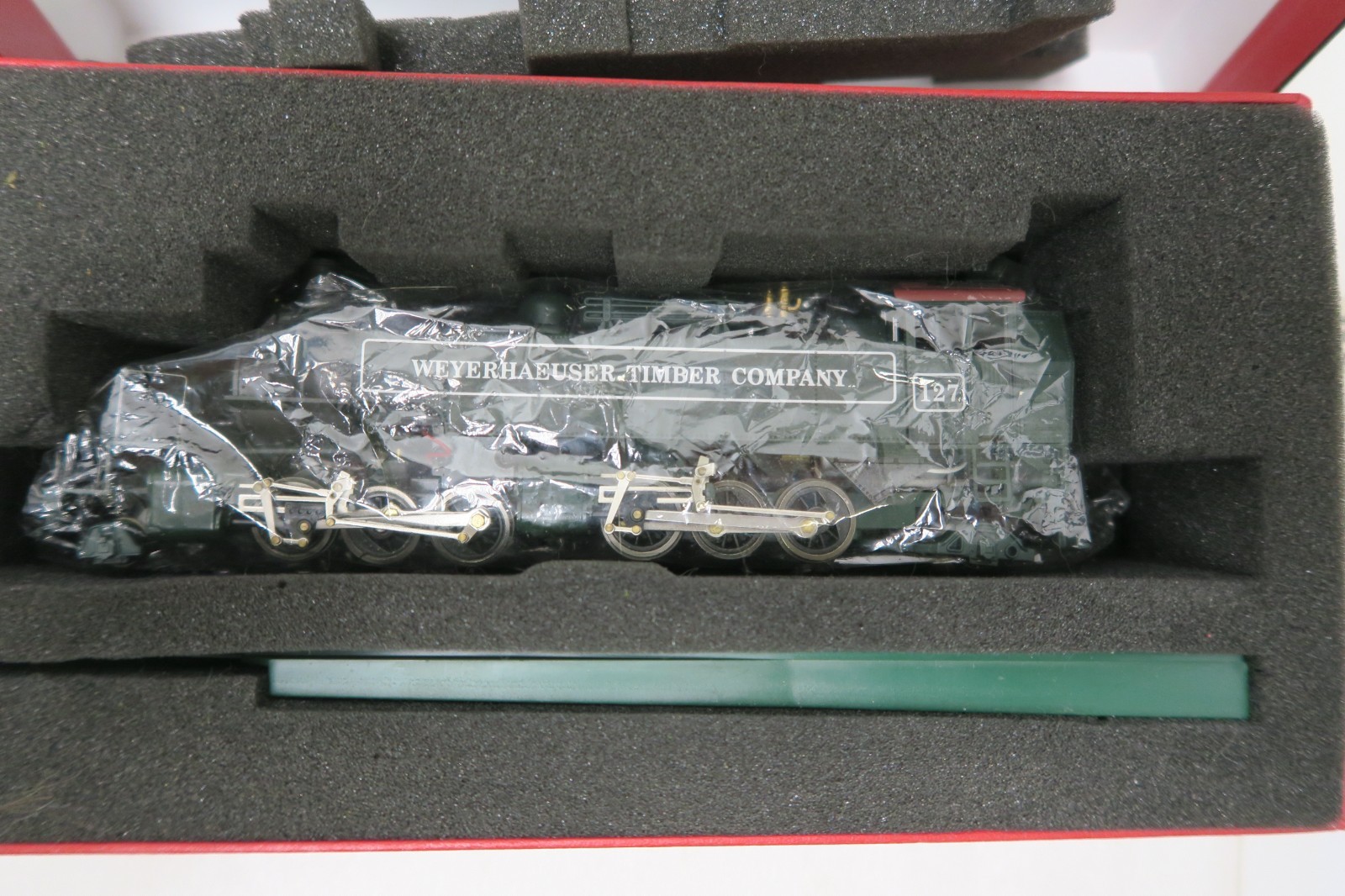 MANTUA HO 351600 2-6-6-2 T Artic Logger Loco Weyerhaeuser Green NEW Boxed NICE