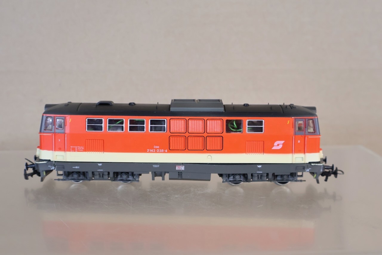 KLEIN MODELLBAHN OBB ÖBB CLASS BR 2143 038-4 DIESEL LOCOMOTIVE om