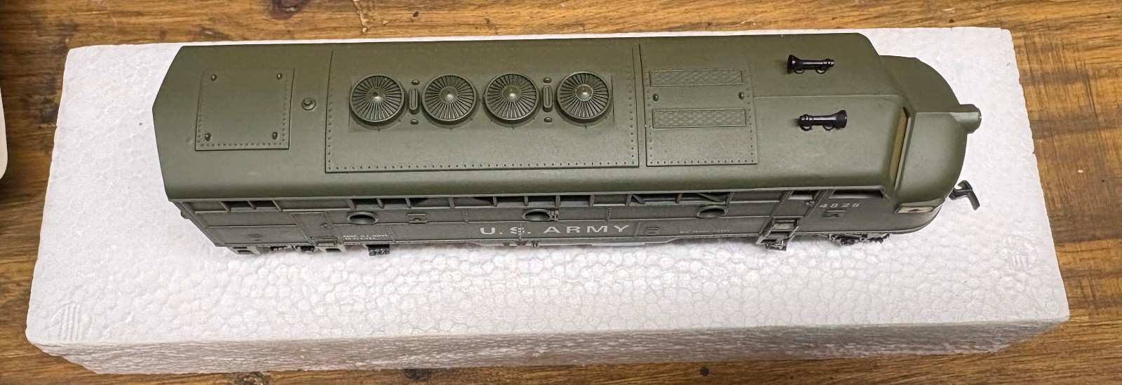 Vintage Cox HO Scale US Army F3 Diesel Locomotive 6111-6 Tested & Working