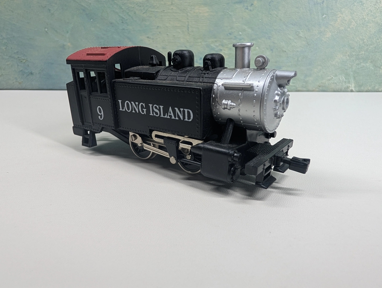 HO Scale Switcher Steam Locomotive Long Island #9 Runs Great! DC READ