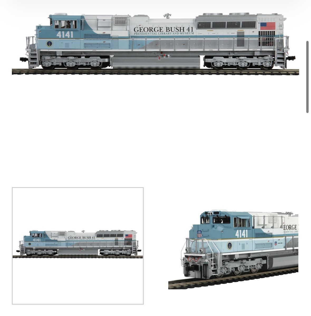 MTH HO #80-2013-1 SD70ACE Diesel Engine George H. Bush / Union Pacific #4141 PS3