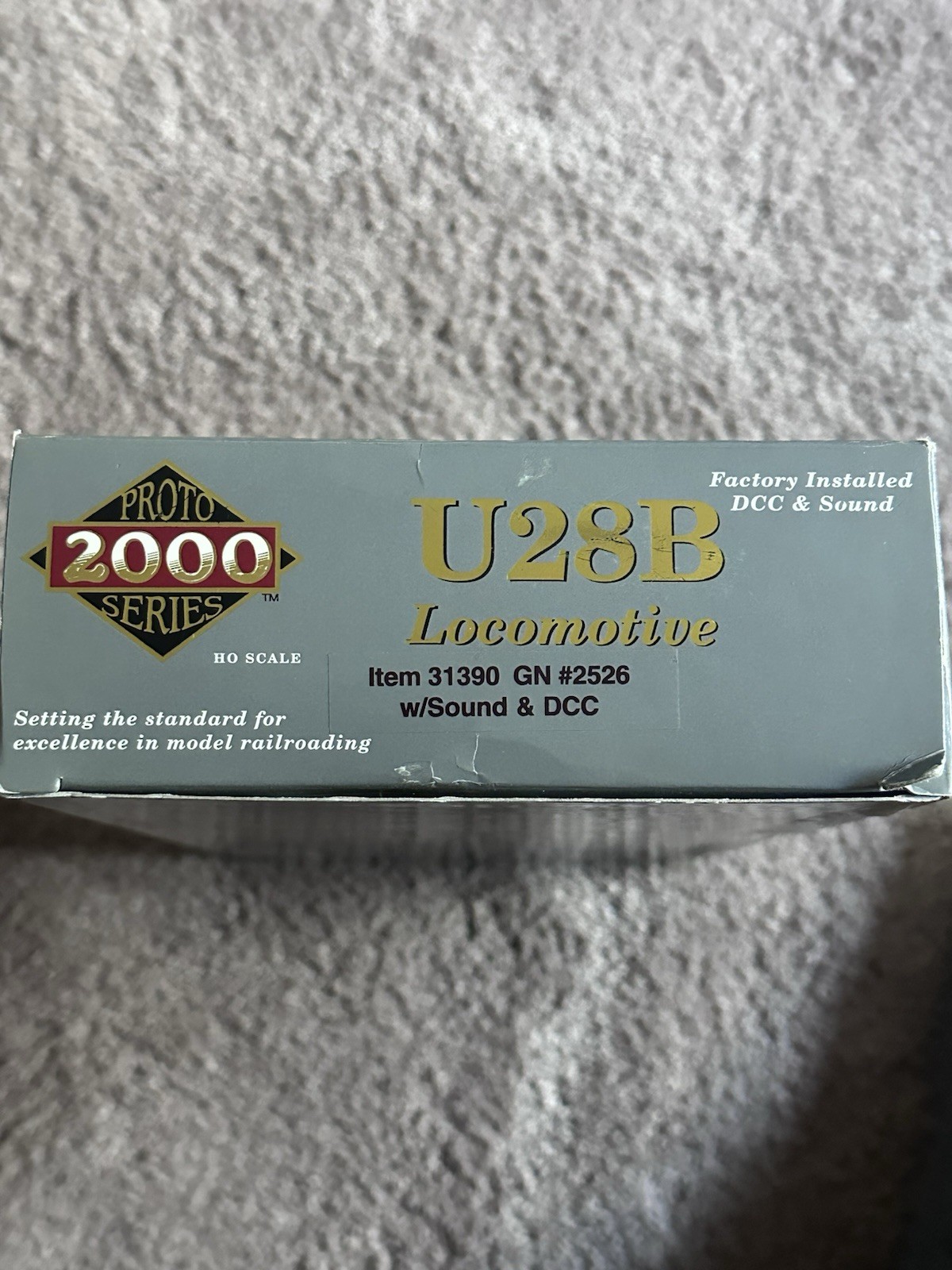 Proto 2000 HO GE U28B Diesel Great Northern #2526 DCC&Sound LNIB