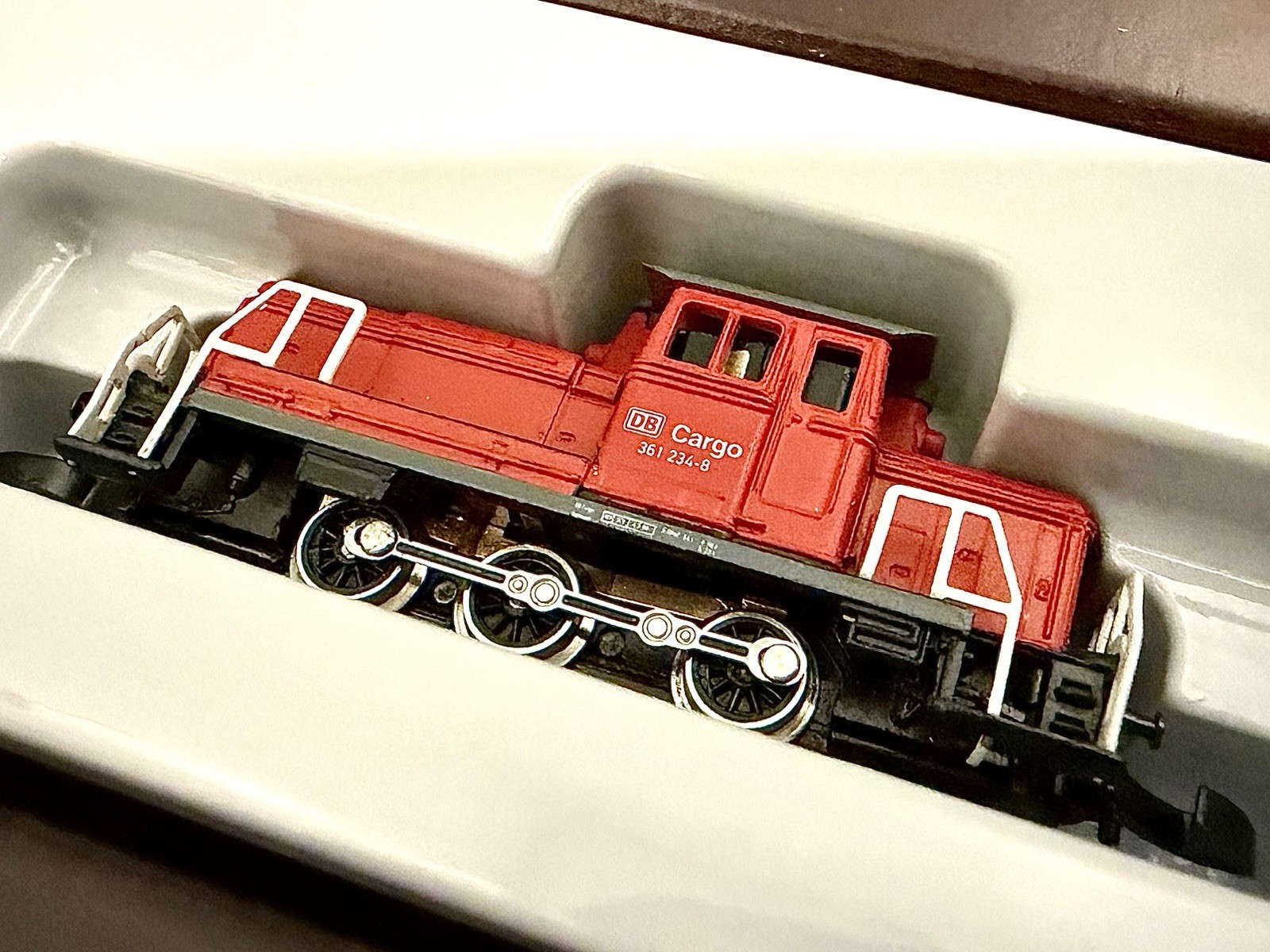 Marklin 88641 Z Scale DB Cargo Class 361 Diesel Switcher Loco 5-Pole Excellent