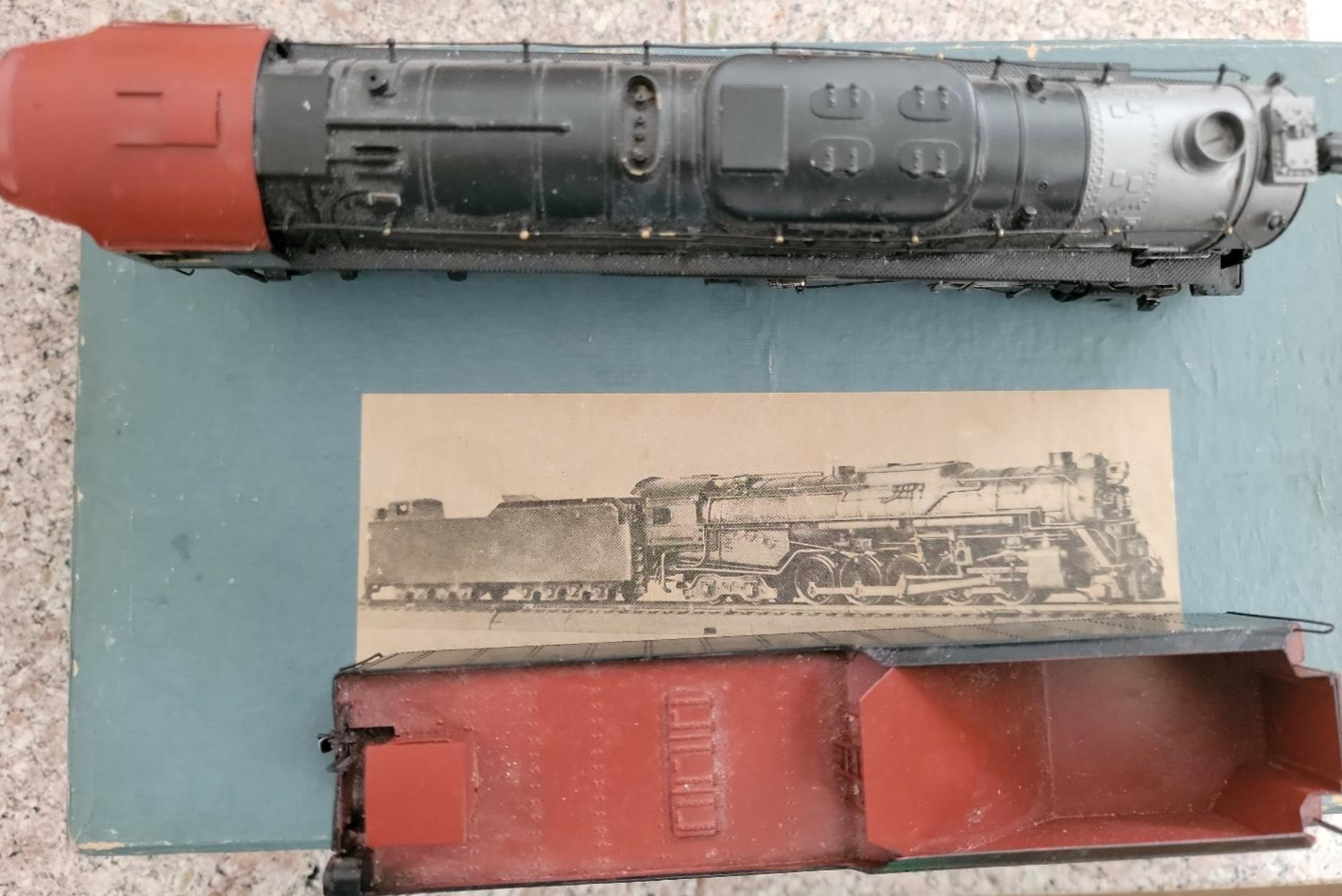 HO Company BRASS Pennsylvania 2-10-4 Class J1 -A Loco and Tender PRISTINE
