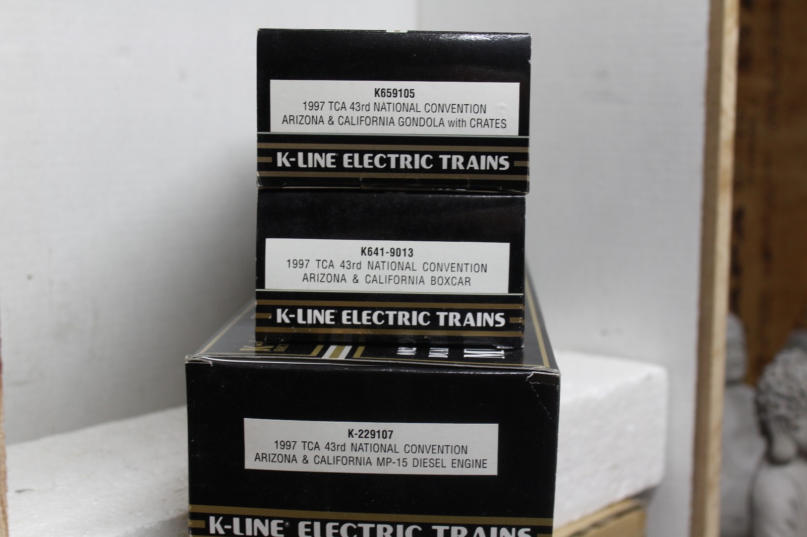 K-LINE #229107 1997 TCA 43RD CONVENTION ENGINE & 2 CARS
