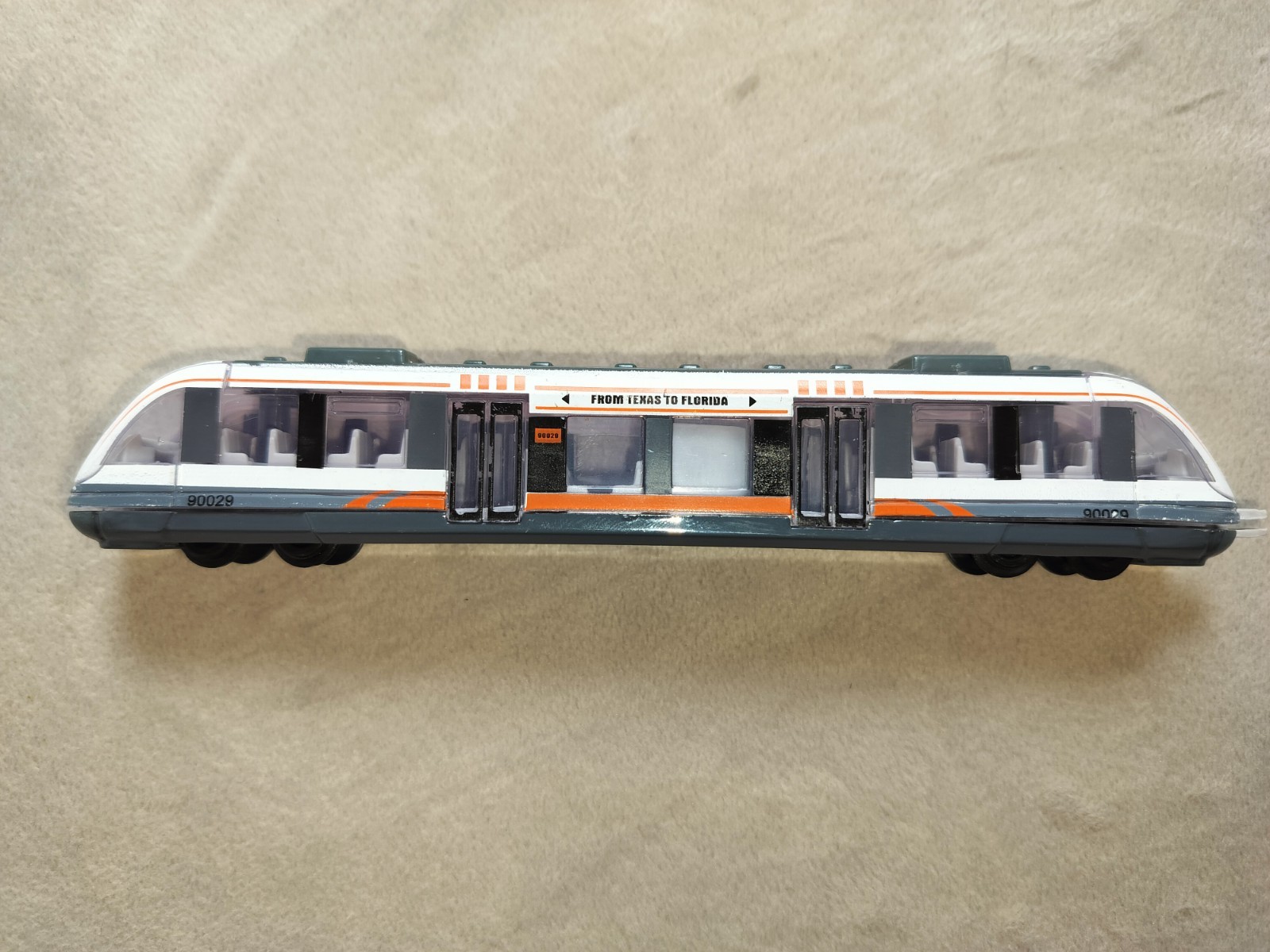 t.na Die Cast Mini Model Train, West Train No.90029 Grey PARTS