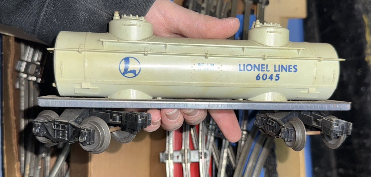 Lionel Mixed Lot #1055 The Texas Special Alco A, Spinning Tackle &O Gauge Tracks