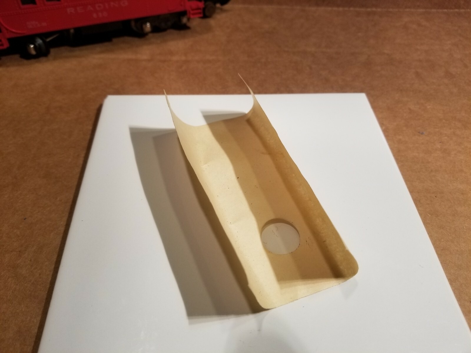 AMERICAN FLYER 1 SET 2 Original American Flyer Caboose Paper Light Diffusers